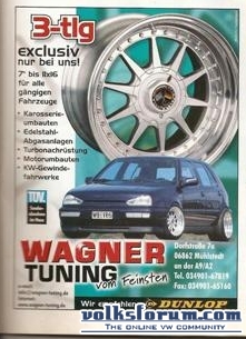 wagner touring advertentie scan