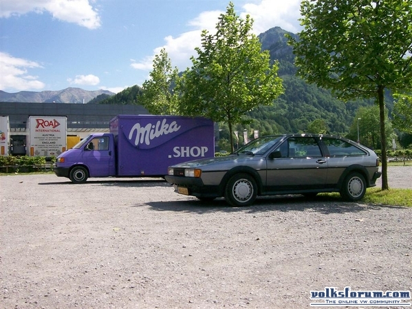 Scirocco naast Milka in Oostenrijk!