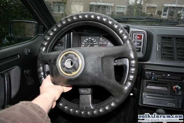 Nieuw stuur in de Scirocco