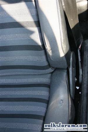 Scirocco stoel voor reparatie
