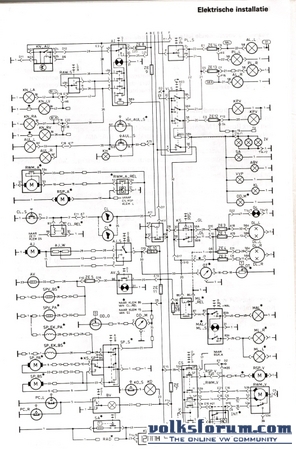 Elektrisch/stroom schema golf mk1 inject