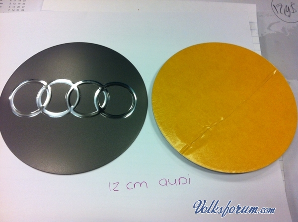 AUDI LOGO 60 70 120 MM