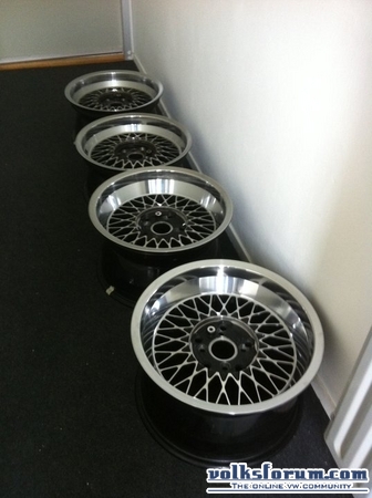 Fresh polished Remotec / Porsche rims