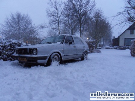 sneeuw golf larsje