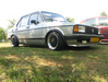 Jetta mk1 met nieuwe velgen
