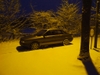 Audi 80 Quattro im schnee