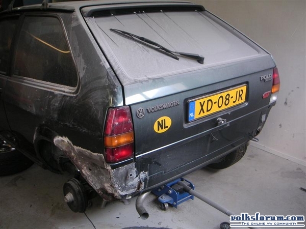 Roestschade reparatie polo GT