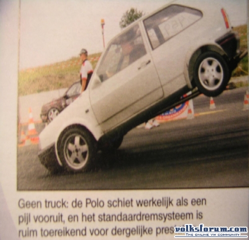 Polo op de rem