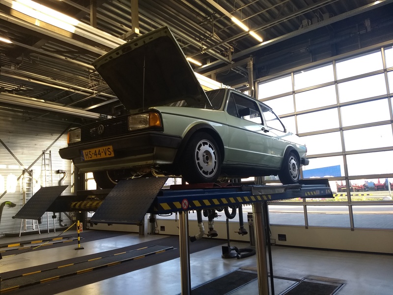 Jetta MK1 bij de RDW omkeuren