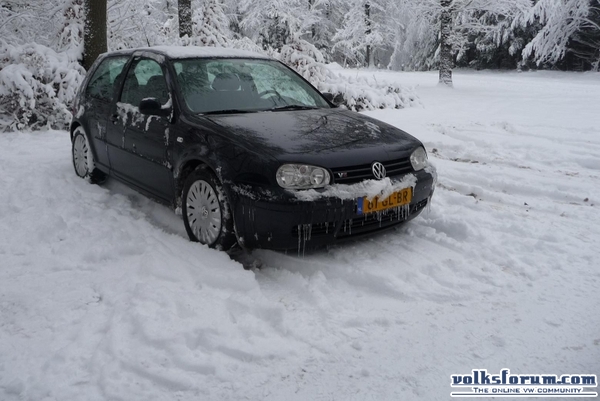 GolfV5 Sneeuw