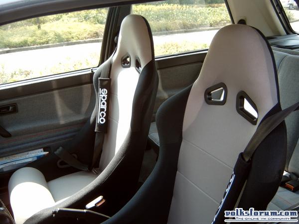 My Sparco seats