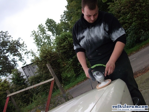 Wassen en polieren na 2j buitenstaan