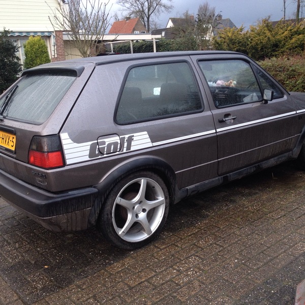 Golf mk2 oldschool decal