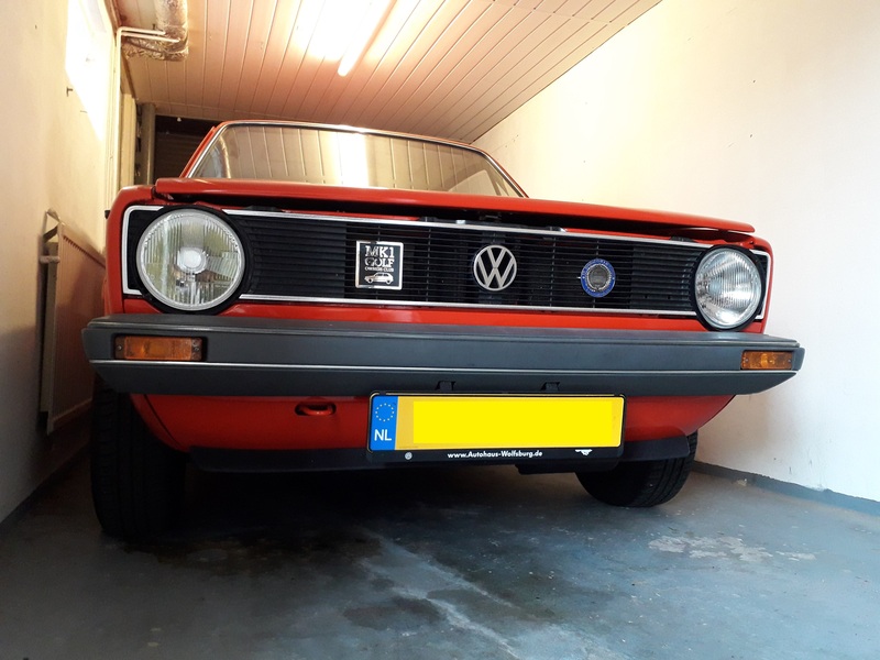 Mk1 Golf Owners Club Tin Top Grill Badge
