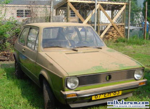 Mijn Golf uit 1974