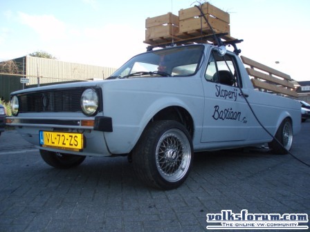 Sloper caddy en weer naar boven