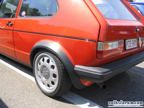 Golf 1 op A3 velgen