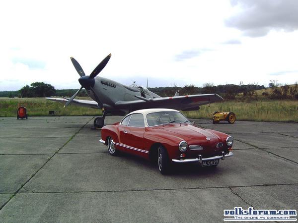 Karmann Ghia and Supermarine Spitfire