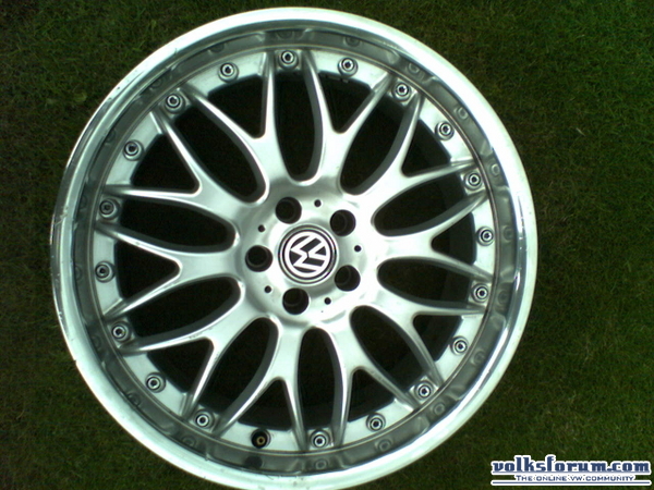 18" velgen met gepolijste rand