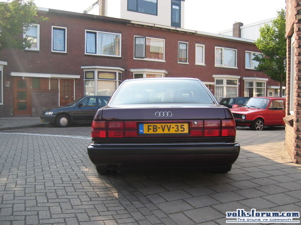 Audi V8 4.2 - nu gepoetst :)