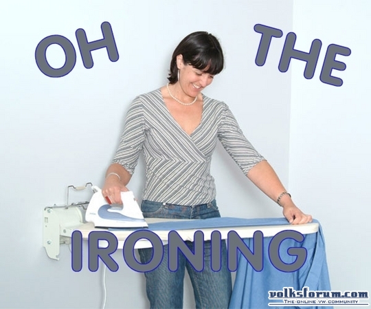 ironing