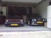 met de M3 in de garage